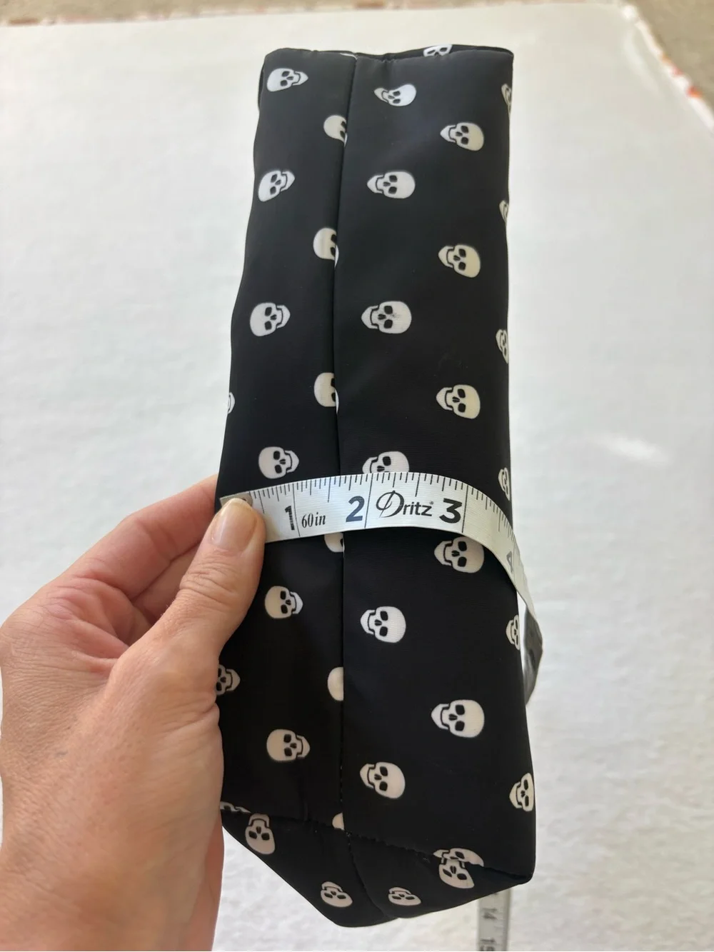 Betsey Johnson Black Skull Print Tote Bag cooler